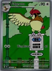 Pidgeotto Illustration Rare  SV03: Obsidian Flames 208/197 NM