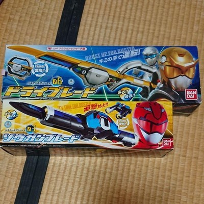 Power Rangers Go Busters Sougan Blade Drive Blade Set Tested DriBlade From Japan