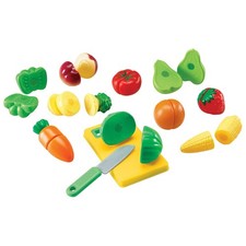 Learning Resources Pretend Play Sliceable Fruits and Veggies - 23 pcs.