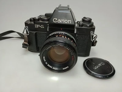 Canon F-1 New + Canon FD 50mm F1.4 S.C.C. - Bild 1 von 4