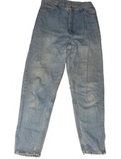 100 Authentic-Vintage 90 s Blue Wrangler Mom-Style Jeans Women s Made in USA