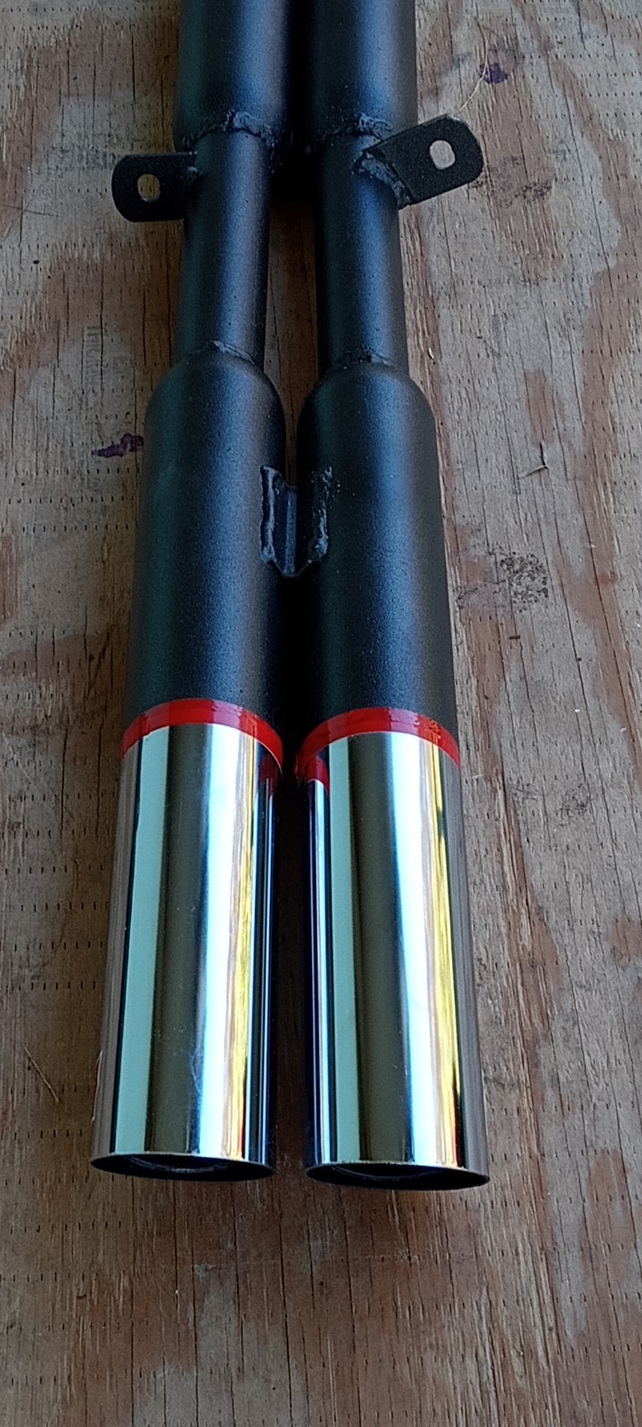 Ferrari  330 GT Rear Mufflers_Resonators_Pipes_ANSA_Chrome Tips_20387/S_20387/D