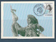 carte  1er jour  Paul de Chomedey  de Maisonneuve 10 Neuville sur Vanne 1972