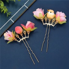 Lotus Butterfly Hair Pin Set Chinese Style Hanfu Tang Style Hair Accessories
