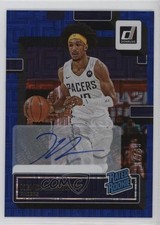 2022 Donruss Rated Rookie Choice Blue Signatures 37/49 Kendall Brown Auto 14t3
