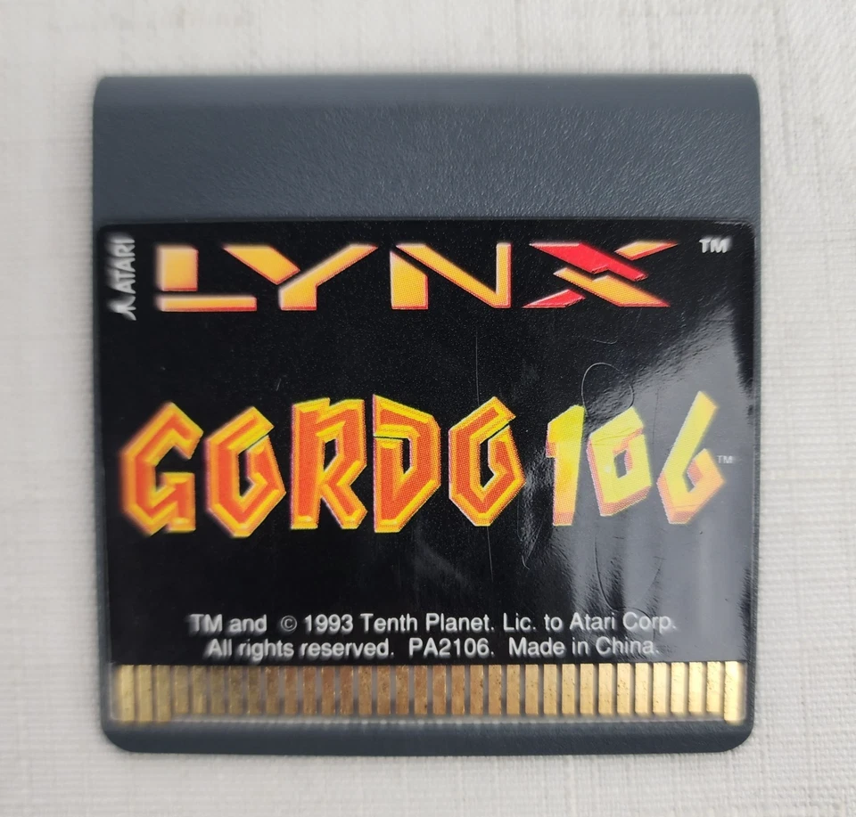 Gordo 106 - Atari Lynx Video Game Cartridge Complete with Manual & Box - Image 4 of 4