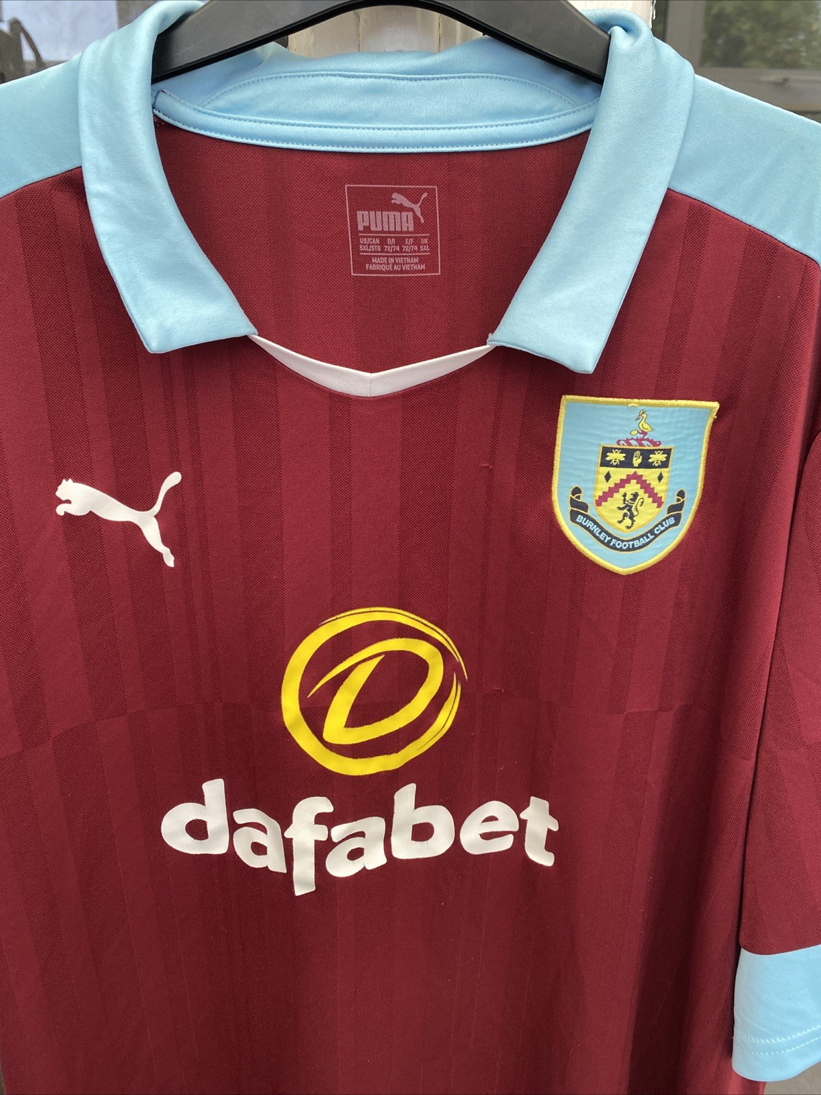 Burnley Puma Home Football Shirt 2016/17 Size XXXXXL thumbnail 2