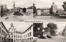 Postcard ** Rosenstadt Eutin ** MBK, Vintage, VW Beetle