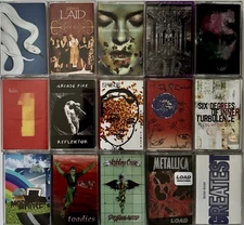 BUILD YOUR LOT -  Rock / Alternative / Pop Rock Cassette tapes VG+, EX