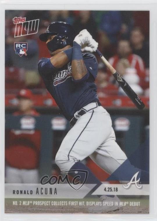 2018 Topps Now /11131 Ronald Acuna Jr Ronald Acuna #125 7k6