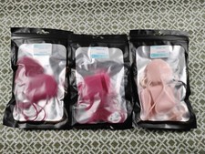 Apple AirPods Gen 3 - Fluff Ball - Silicone Cases Keychain Clip, Lot of 3  3-3