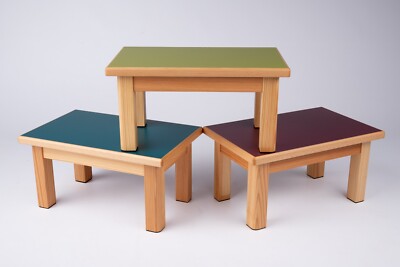 Fußbank Holzbank Blumenbank Hocker Schemel Tritthocker  Kinderhocker aus Holz
