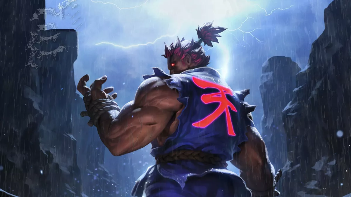 Street Fighter V (5) Akuma Poster 34 x 20