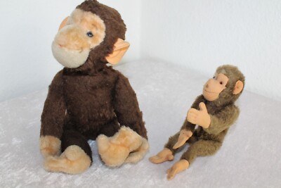 Antike Affen Stofftier Steiff Hermann Schuco Kuscheltier Vintage alt 50er Jahre