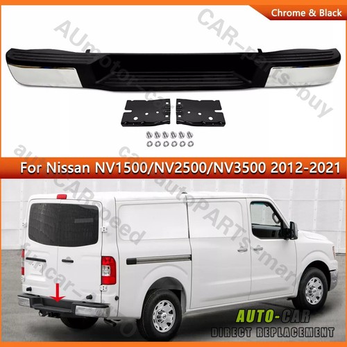 Rear Step Bumper Face Bar w/o Sensor Hole for Nissan NV3500 NV2500 NV1500 12-21 - Picture 16 of 16