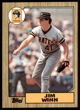 1987 Topps #262 Jim Winn