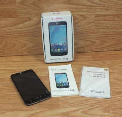 LG Optimus L90 GSM Touchscreen T-Mobile Smart Phone With Box & Manual