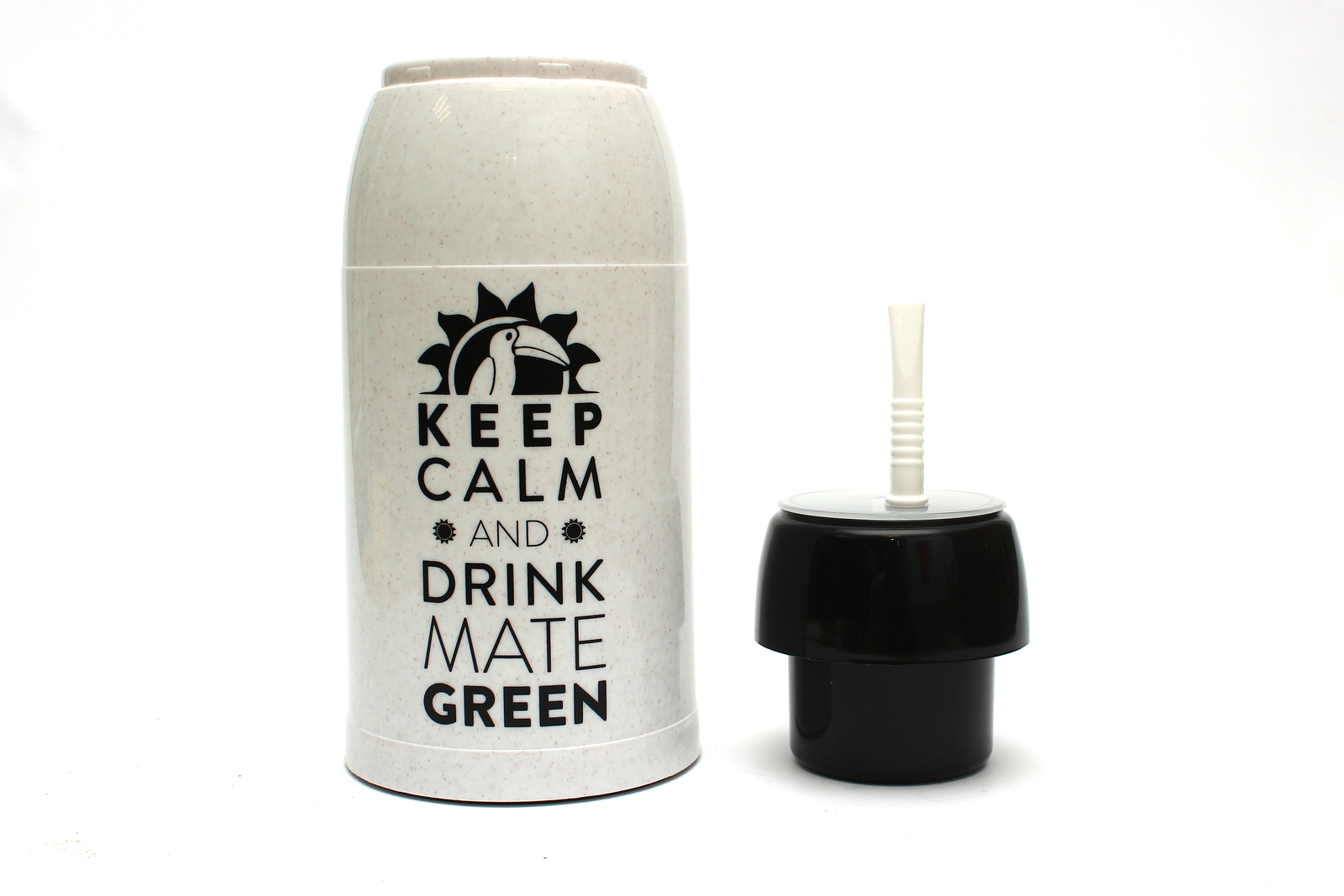 Yerba Mate Tea 3in1 Matermo - Yerbomos / Summer Thermos MATE GREEN cap