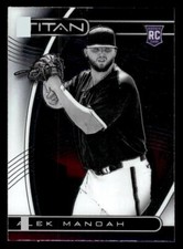 2021 Panini Chronicles #13 Alek Manoah Titan Card Toronto Blue Jays