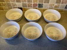 6 Denby DAUPHINE Encore Sweet Pea Soup Cereal Pudding Salad Bowls 15cm VGC *