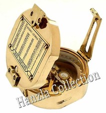 Lot of 5 Pcs  3" Brass Collectible Vintage Style Brunton Working Compass Gift