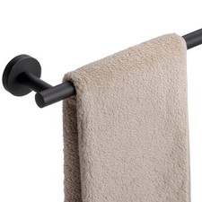 Matte Black Bathroom Towel Bar 16 Inch 304 Stainless Steel Thicken Wall Mount...