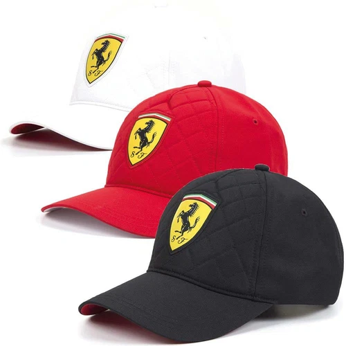 Scuderia Ferrari Quilt Stitch Cap Hat Baseball Cap