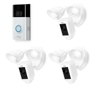 doorbell floodlight bundle deluxe camera ring kit