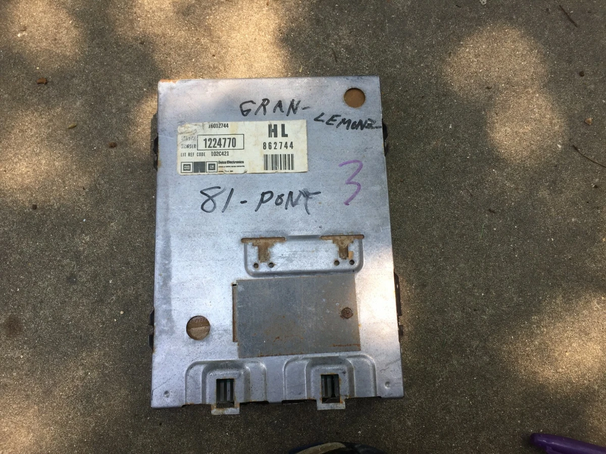 1981 Pontiac Grand Lemans computer engine control module ECU 