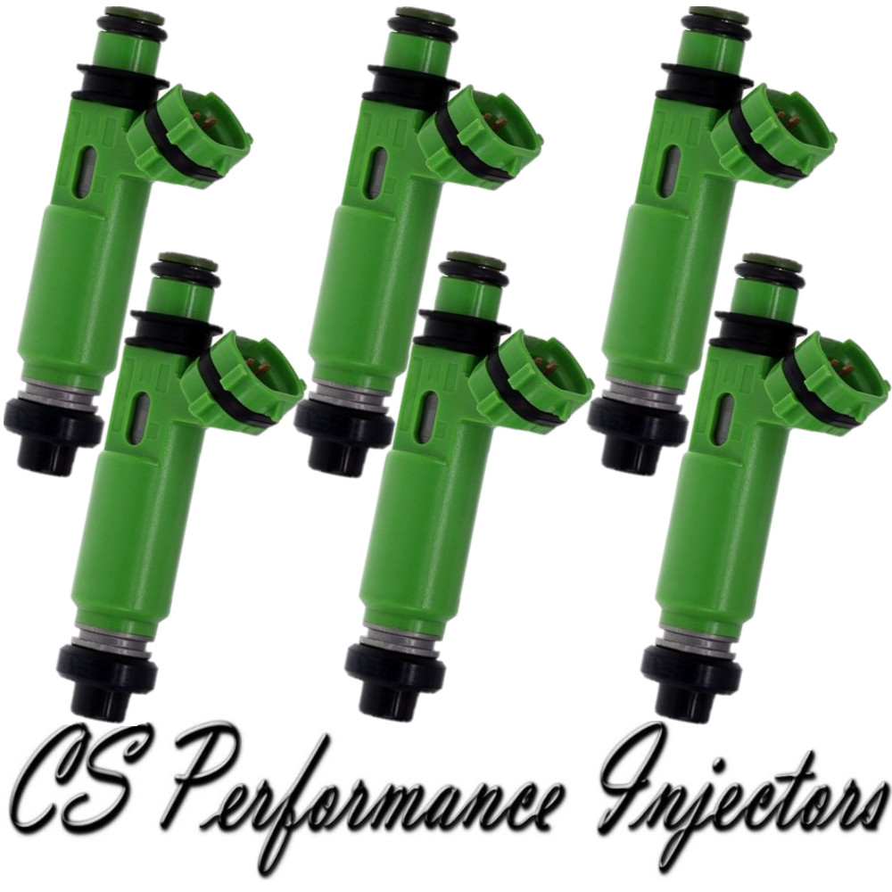 OEM Denso Fuel Injectors 6 195500-3170 set for 1998-2003 Montero Sport 3.0L V6