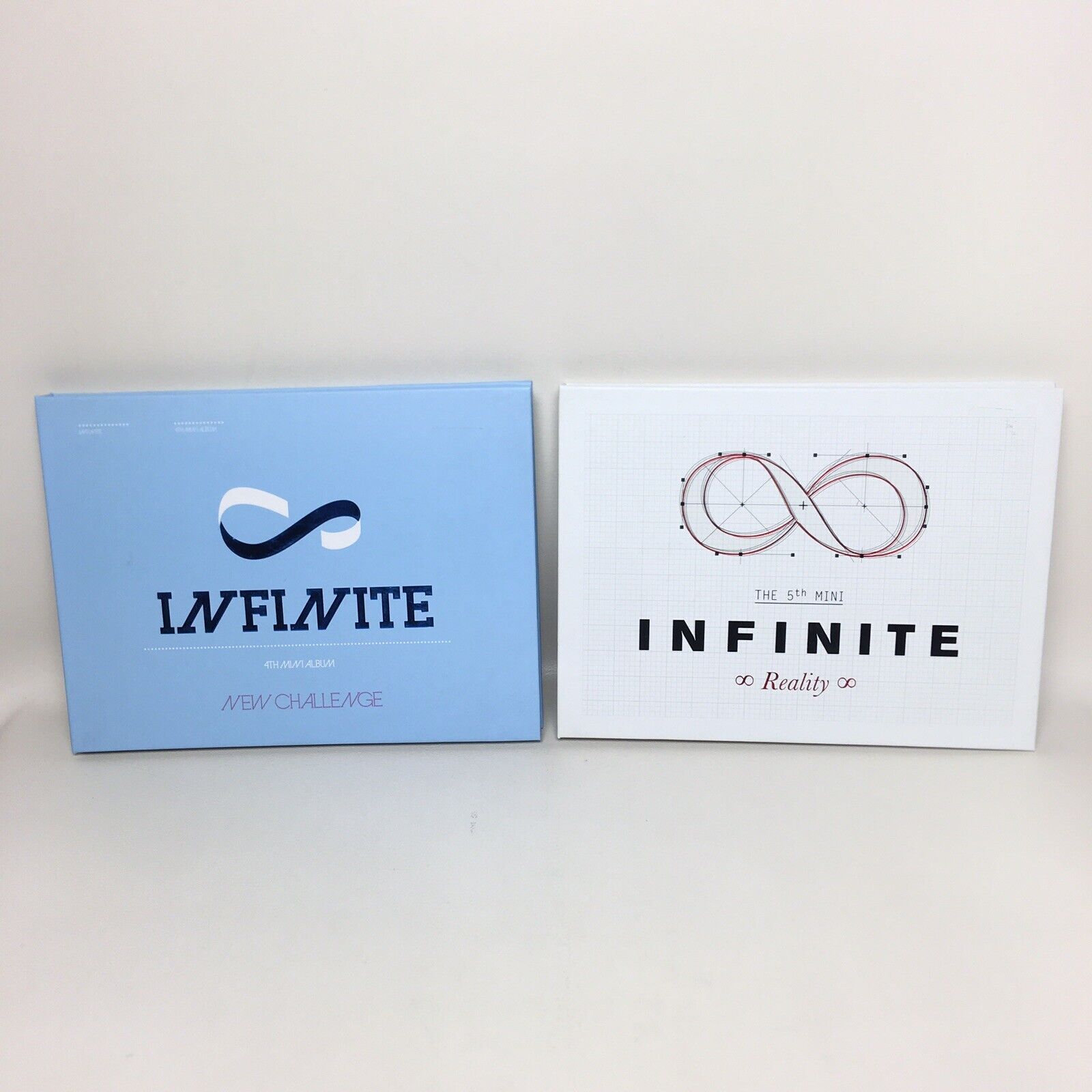 INFINITE The 4th Mini NEW CHALLENGE & The 5th Mini REALITY Cds Lot Of 2