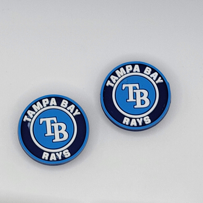 MLB Tampa Bay Rays Baseball Team For Crocs Shoe Charms Jibbitz 2