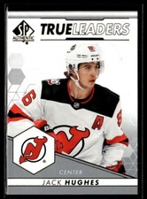 2022-23 SP Authentic True Leaders Insert Jack Hughes New Jersey Devils #TL-19