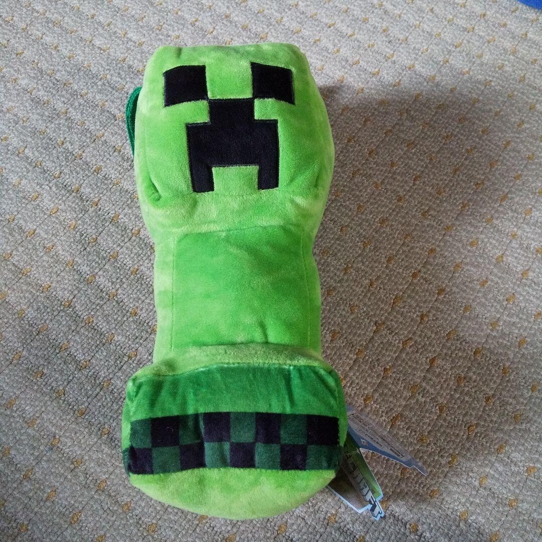 minecraft creeper stuffed backpack Plush Doll Backpack 30cm