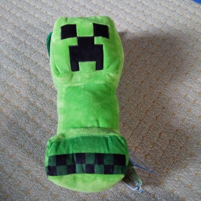 minecraft creeper stuffed backpack Plush Doll Backpack 30cm