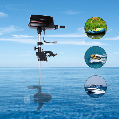 HANGKAI 60V Electric Outboard Motor Fishing Boat Engine Brushless 2200W!