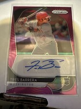 2020 Panini Prizm Purple Tres Barrera R/C Prizm Auto /50 RA-TB