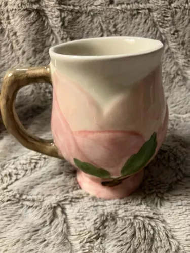 BEST DEAL! Franciscan "Desert Rose" Petal Fold Coffee Cup/ Mug 4.75" Tall