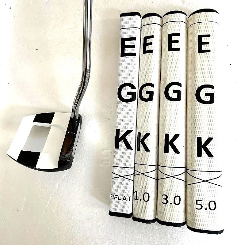 EGK STRIPES FACE BALANCED PUTTER, CHOOSE LENGTH AND EGK GRIP MODEL, FREE UPS