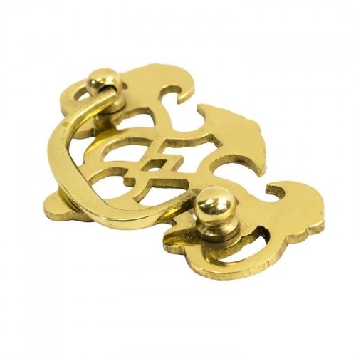 "The Royal" Large Polished Brass Cabinet Pull Handle - Picture 2 of 2