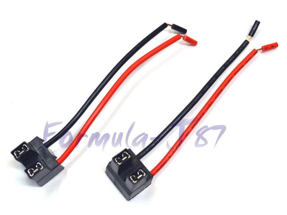 Extension Wire Pigtail Female Ceramic S H7 Two Harness Head Light Lo Beam Socket