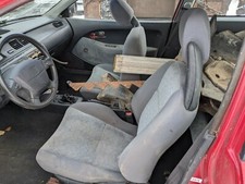 1992-93 Honda Civic Hatchback Front Drivers Seat Grey Cloth