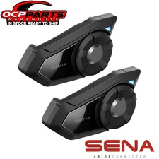 NEW SENA 30K MOTORCYCLE BLUETOOTH INTERCOM CO...