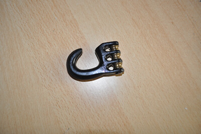  Windsurf Zubehör Pulley-Hook Alumi. 3 Messing rollers - 1 Rolle 5 mm B  35 mm -