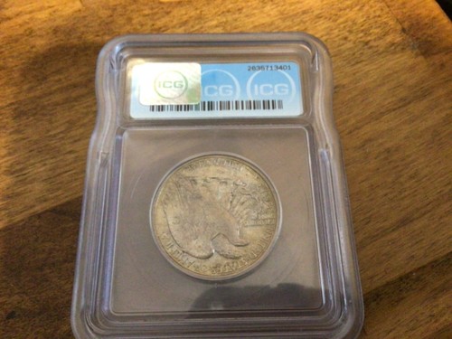 1941-S Walking Liberty Half Dollar ~ ICG AU53 - Picture 5 of 8