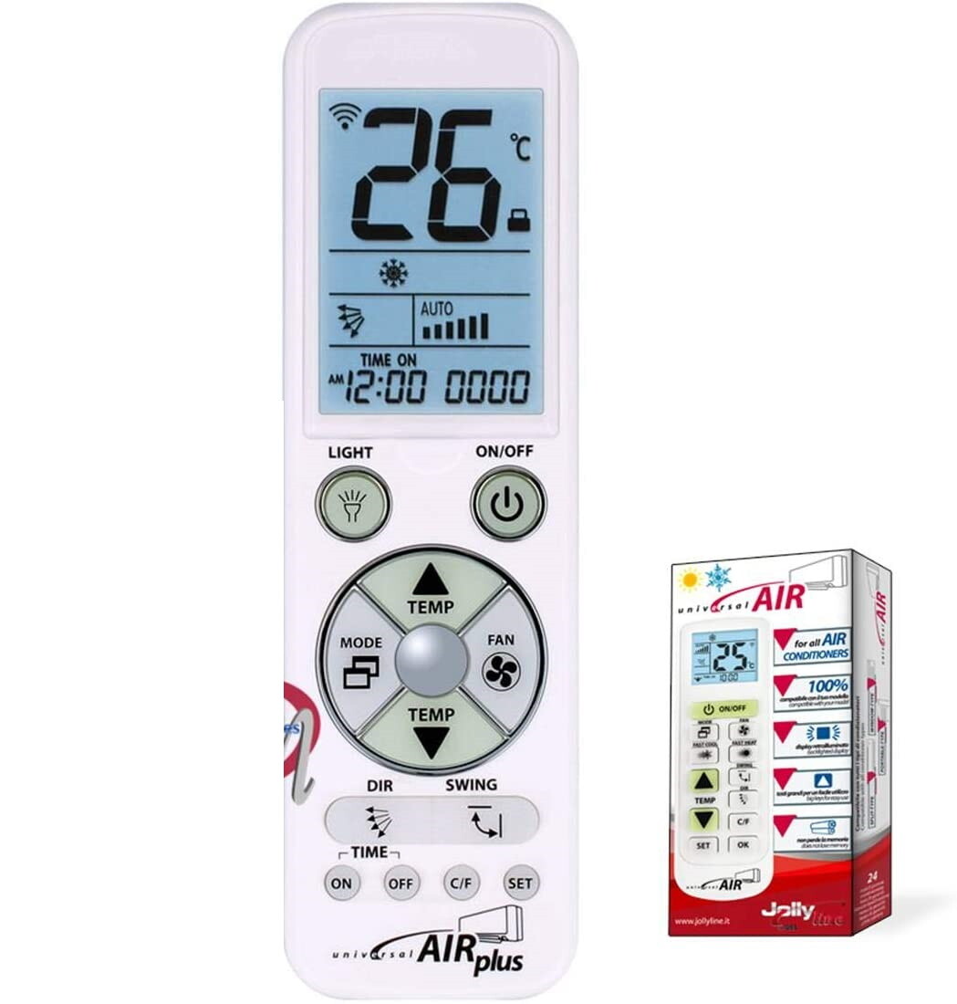 TELECOMANDO UNIVERSALE CONDIZIONATORE CLIMATIZZATORE ARIA CONDIZIONATA AIR PLUS
