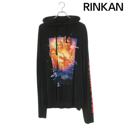 Vetmon 20SS USW21LS019 Star Wars Movie Poster 2 Hoody Long Sleeve Cut