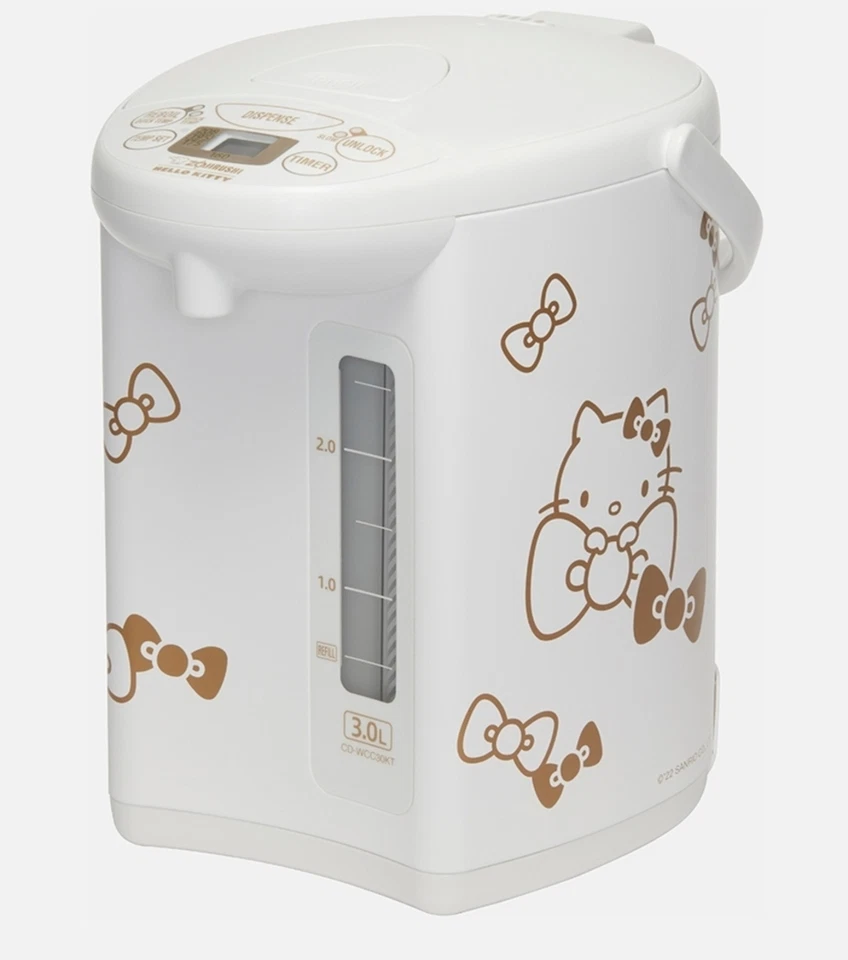 Zojirushi CD-WCC30KTWA Micom Water Boiler and Warmer Hello Kitty 3.0-Liter