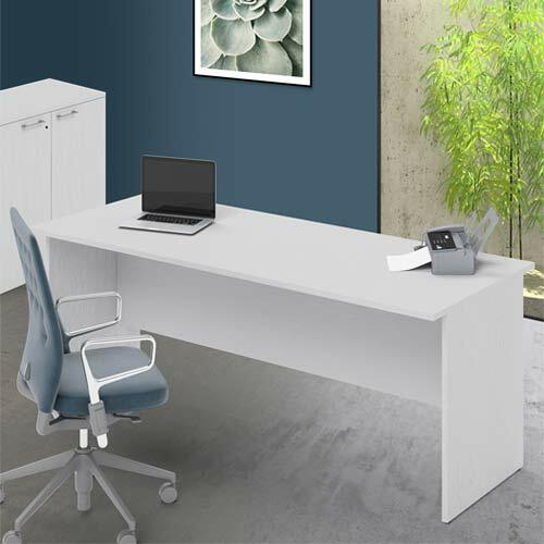 Scrivania ufficio cameretta bianca Scrivanie in legno mobile per pc  74x180x80 cm | eBay