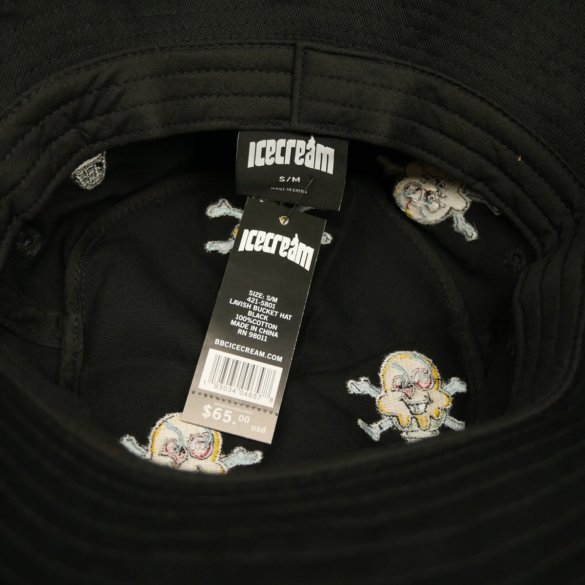 BBC Ice Cream Crossbones Logo Lavish Bucket Hat Icecream